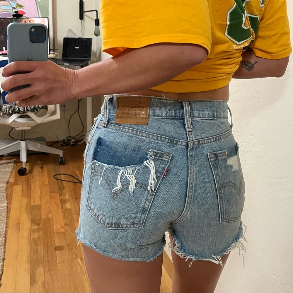 Levi’s high waisted shorts